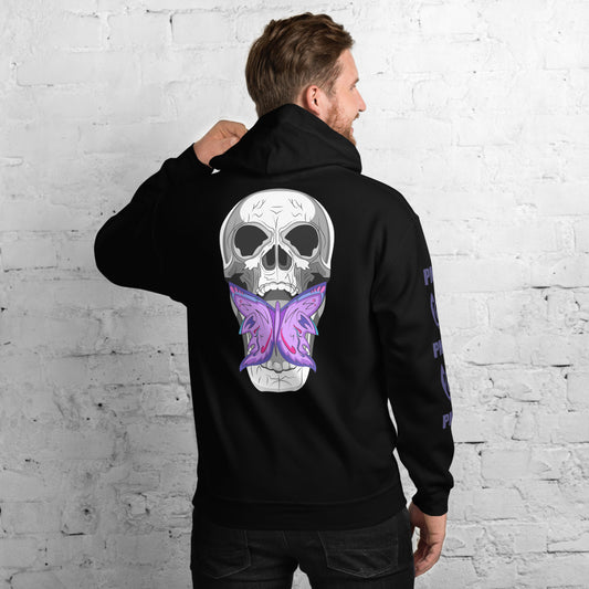 KonaButterflyz Skull and Butterfly Hoodie